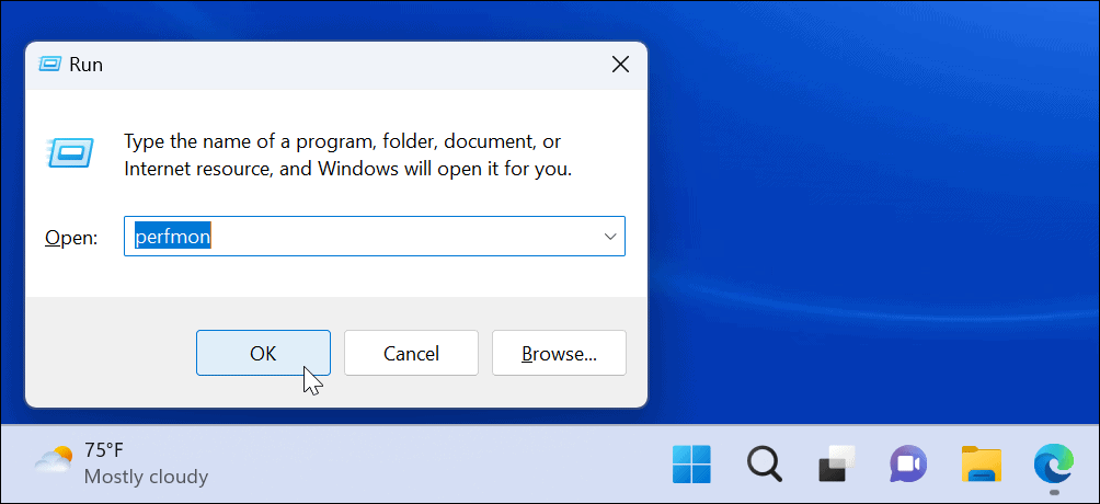Moniteur de performances sur Windows 11