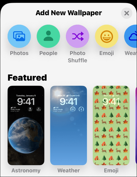 Ajouter des widgets à l'écran de verrouillage de l'iPhone