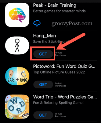 imessage obtenir le jeu