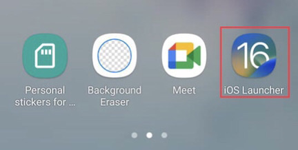 Ouvrez l'application depuis l'écran.