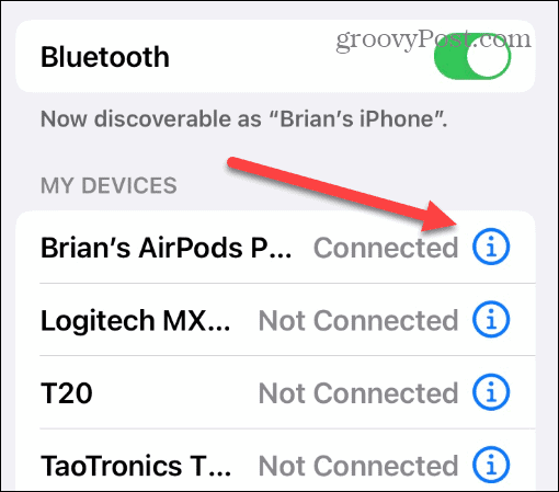 Réinitialisez vos AirPods