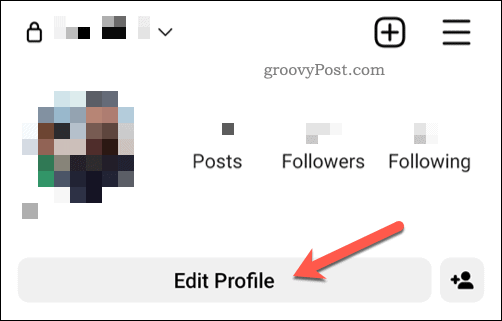 Modifier le bouton de profil sur Instagram