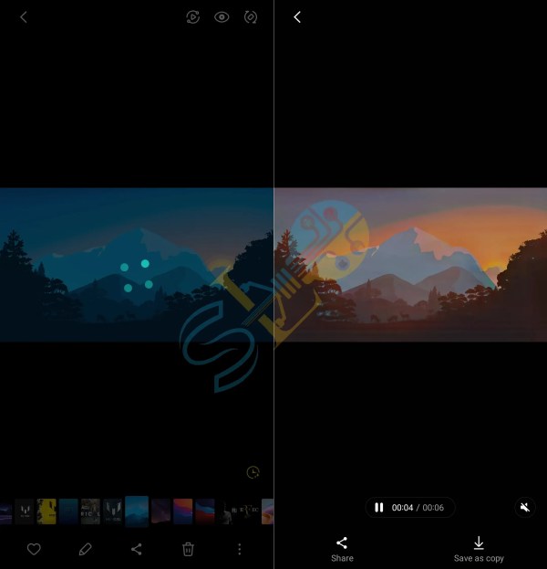Comment convertir une photo en vidéo accélérée sur Samsung Galaxy