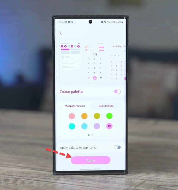 Palette de couleurs Samsung One UI 5.0 : comment la personnaliser et la désactiver ?