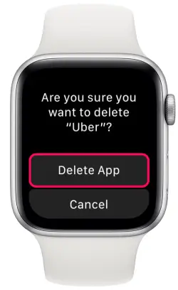 Supprimer les applications inutilisées pour libérer de l'espace sur Apple Watch