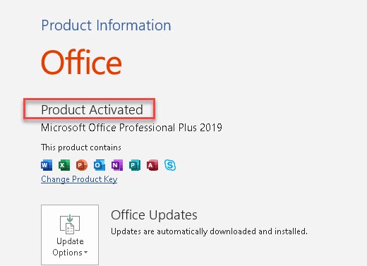 Comment activer Microsoft Office 2019 sans clé de produit sur Windows 10