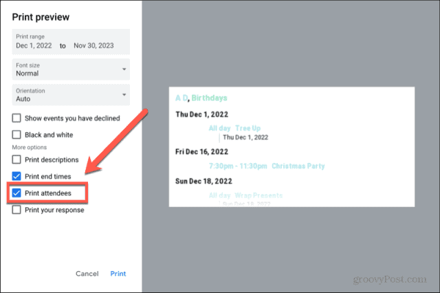 calendrier google planifier les participants