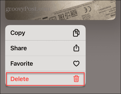 Supprimer des photos d'iCloud