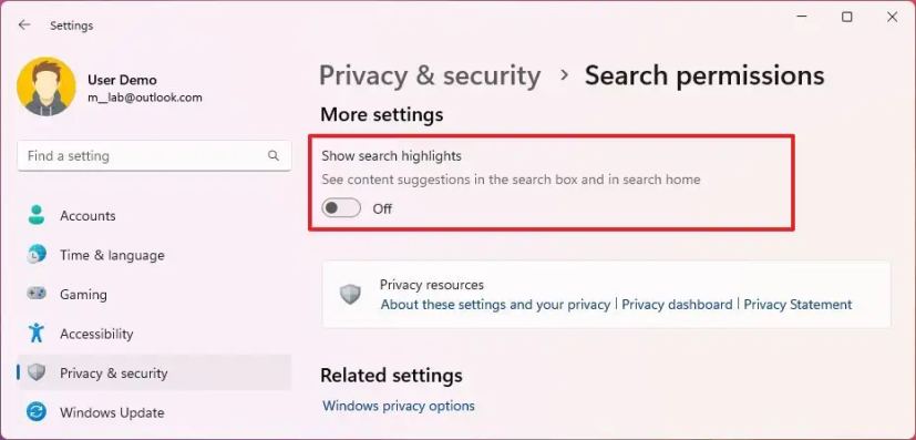 Menu Démarrer désactiver la recherche de suggestions Web