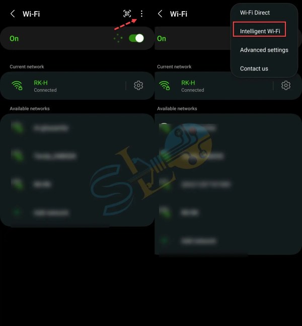 Wi-Fi intelligent One UI 5.0 : comment activer les options de développement Wi-Fi