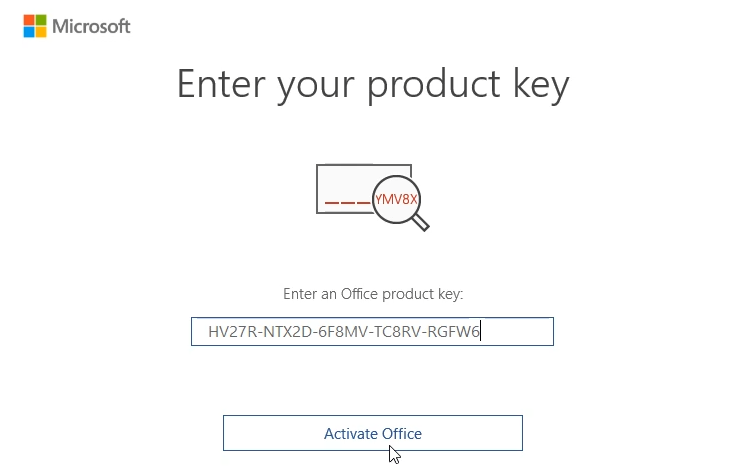 Clé de produit Microsoft Office 2019 gratuite