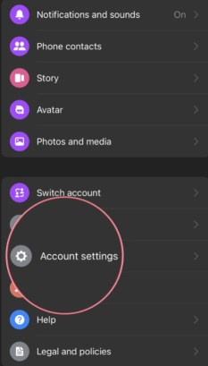 Supprimer le compte Facebook
