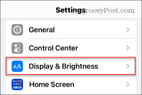 Modifier le délai d'attente de l'écran sur iPhone