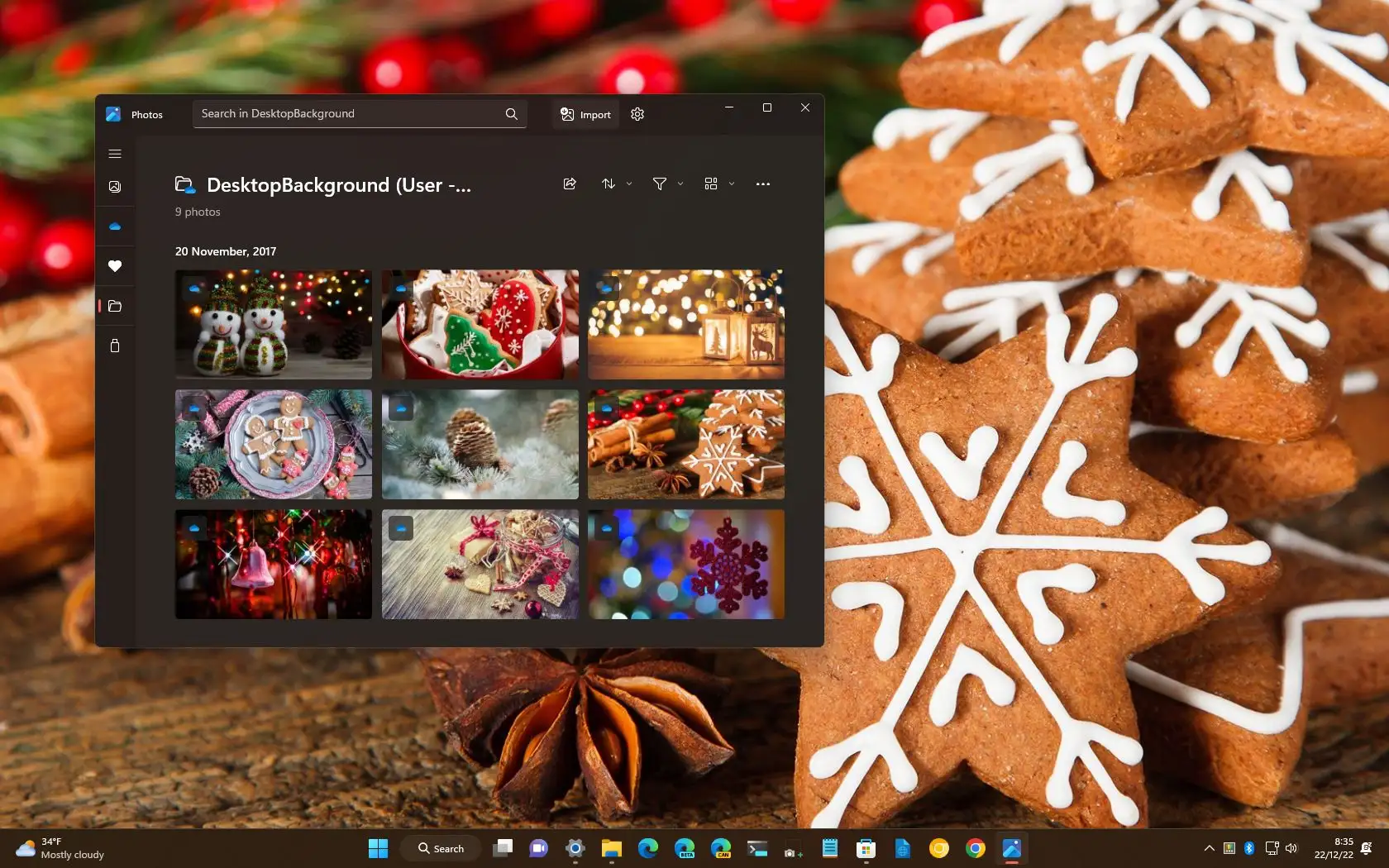 Fonds d&rsquo;écran sur le thème de Noël pour Windows 11 (2022)