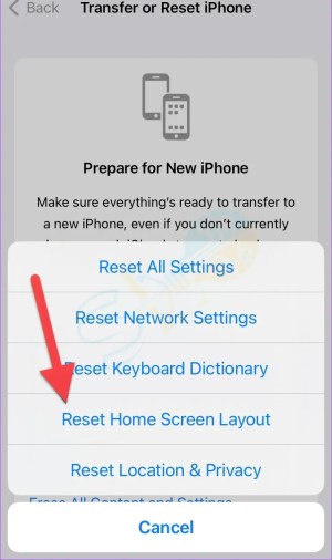 Comment réinitialiser la disposition de l'écran d'accueil dans iOS 16 sur les modèles iPhone 14