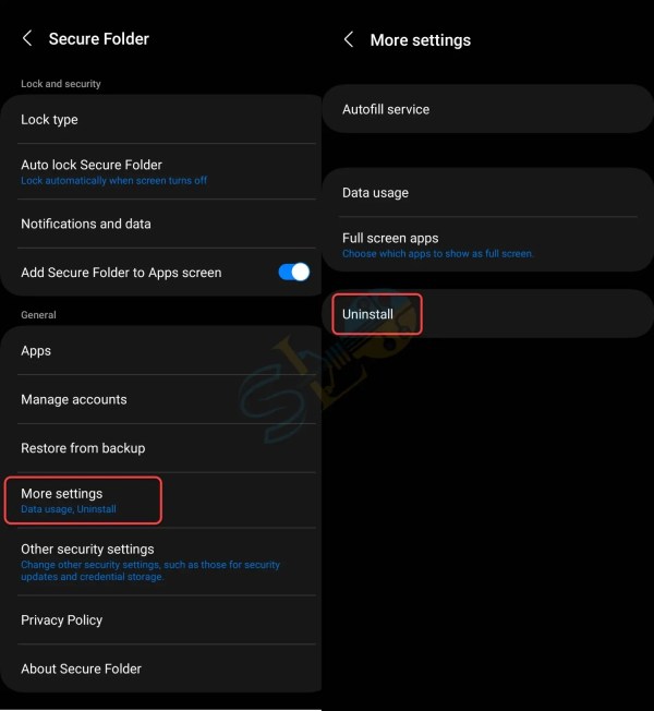 Comment désinstaller le dossier sécurisé sur Samsung Galaxy [One UI 5.0]