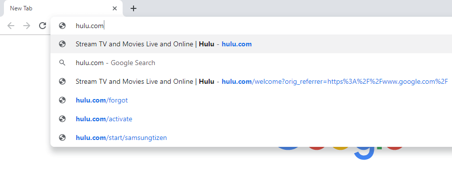 Hulu sur Chromecast