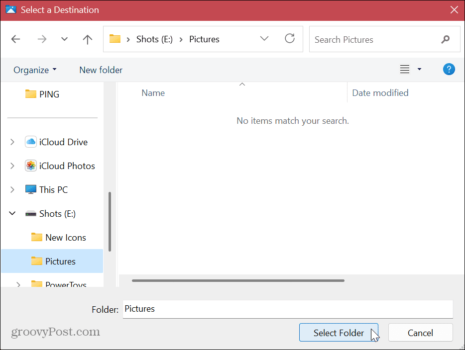 Déplacer les dossiers utilisateur par défaut sur Windows 11