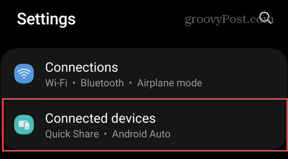 appareils connectés Android