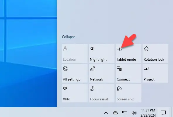 Comment personnaliser, activer et désactiver le mode tablette sous Windows 10