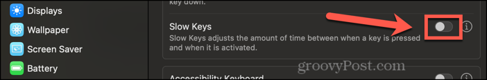 basculement des touches lentes sur Mac basculement des touches lentes sur Mac