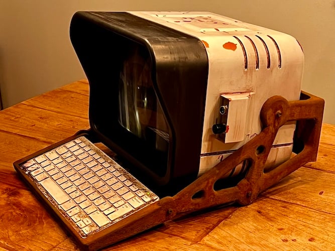 Borne domotique style Fallout Borne domotique façon Fallout