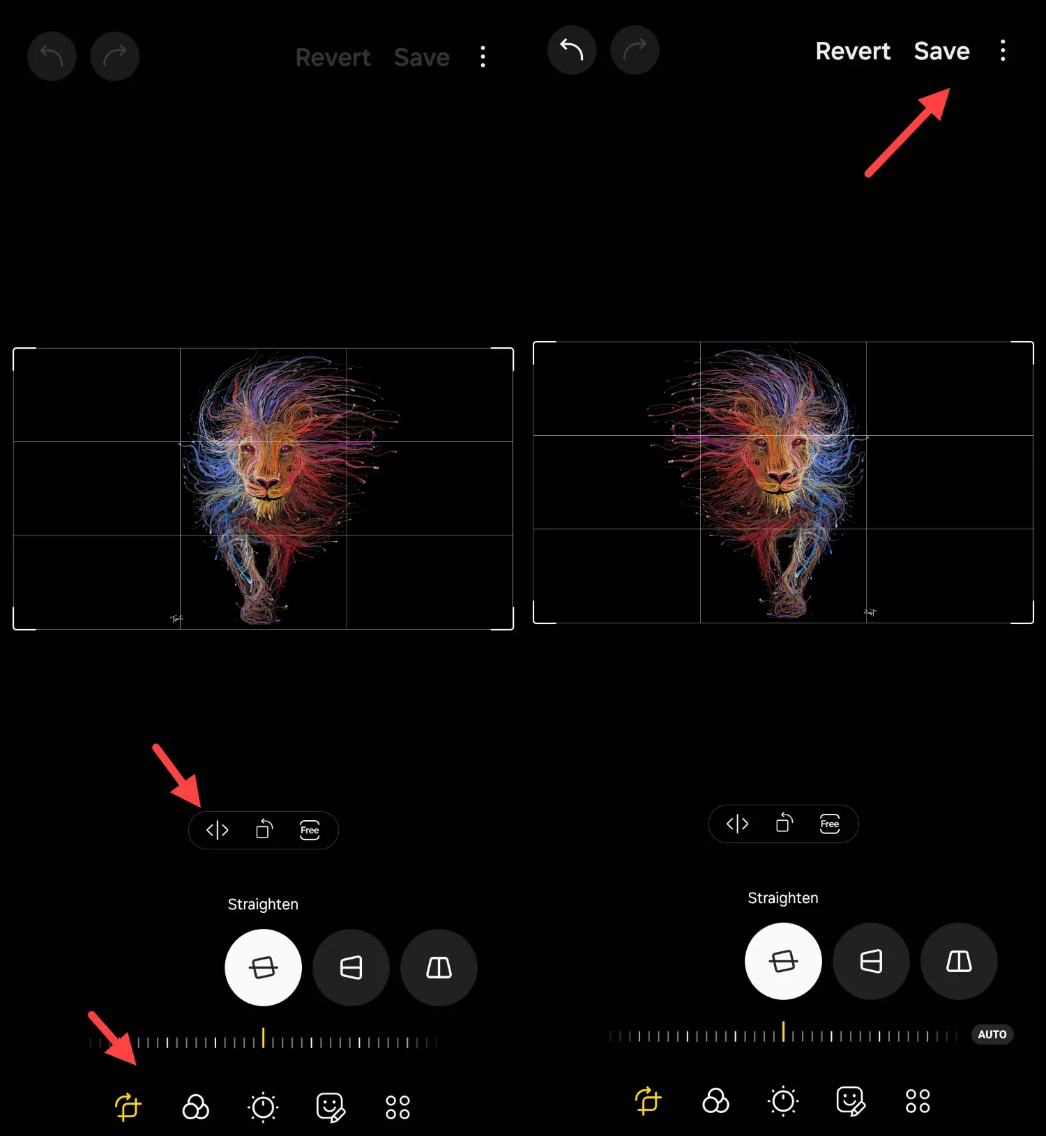 Comment faire pivoter et retourner une photo sur un téléphone ou un onglet Samsung [Gallery]