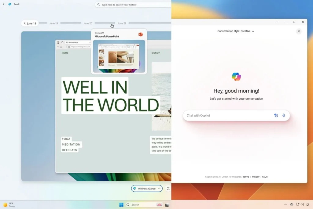 Quelle est la différence entre Recall et Copilot sur Windows 11 ? Fonctionnalités de Microsoft AI expliquées.