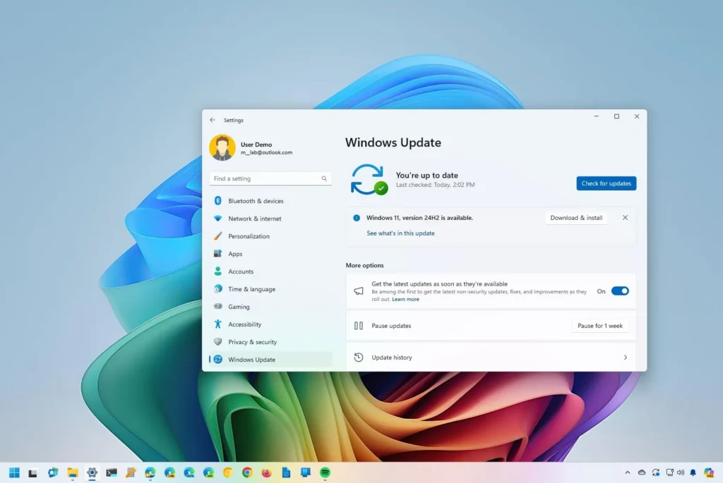 Windows 11 24H2 (build 26100.712) est publié en avant-première officielle