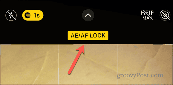 Verrouillage AE/AF de l'appareil photo iPhone Verrouillage AE/AF de l'appareil photo iPhone