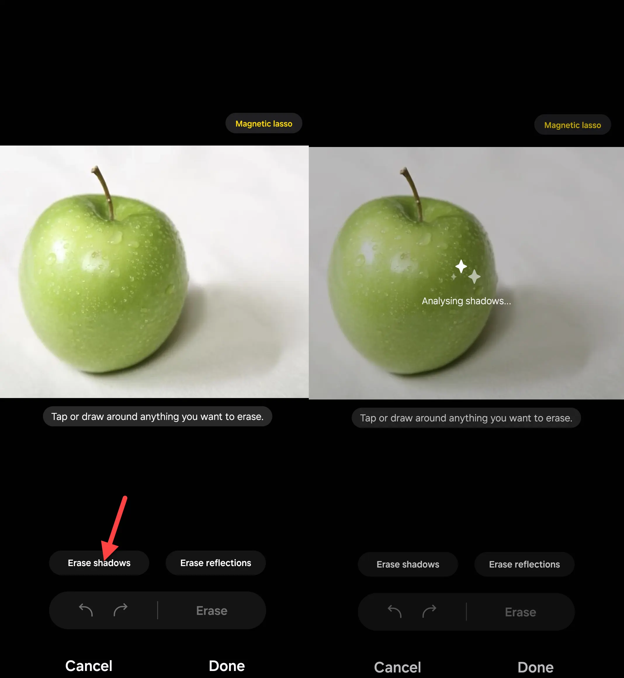 Comment supprimer les ombres d'une photo sur Samsung [Android 14]