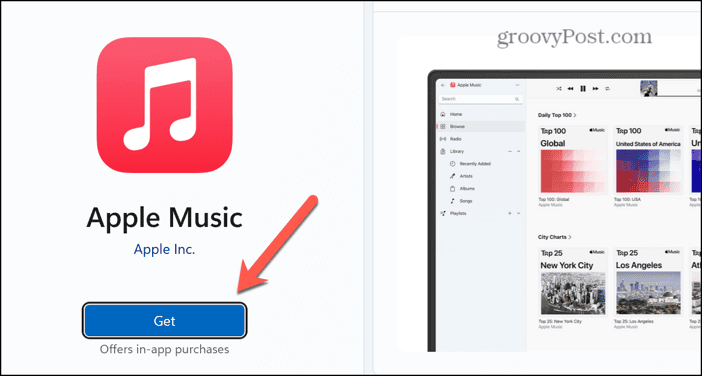 Microsoft Store obtenir Apple Music