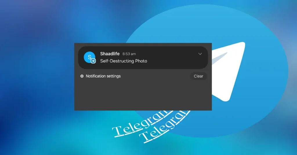 Comment envoyer une photo de télégramme autodestructeur sans chat secret