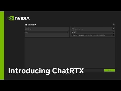 Créez un chatbot IA personnalisé avec ChatRTX