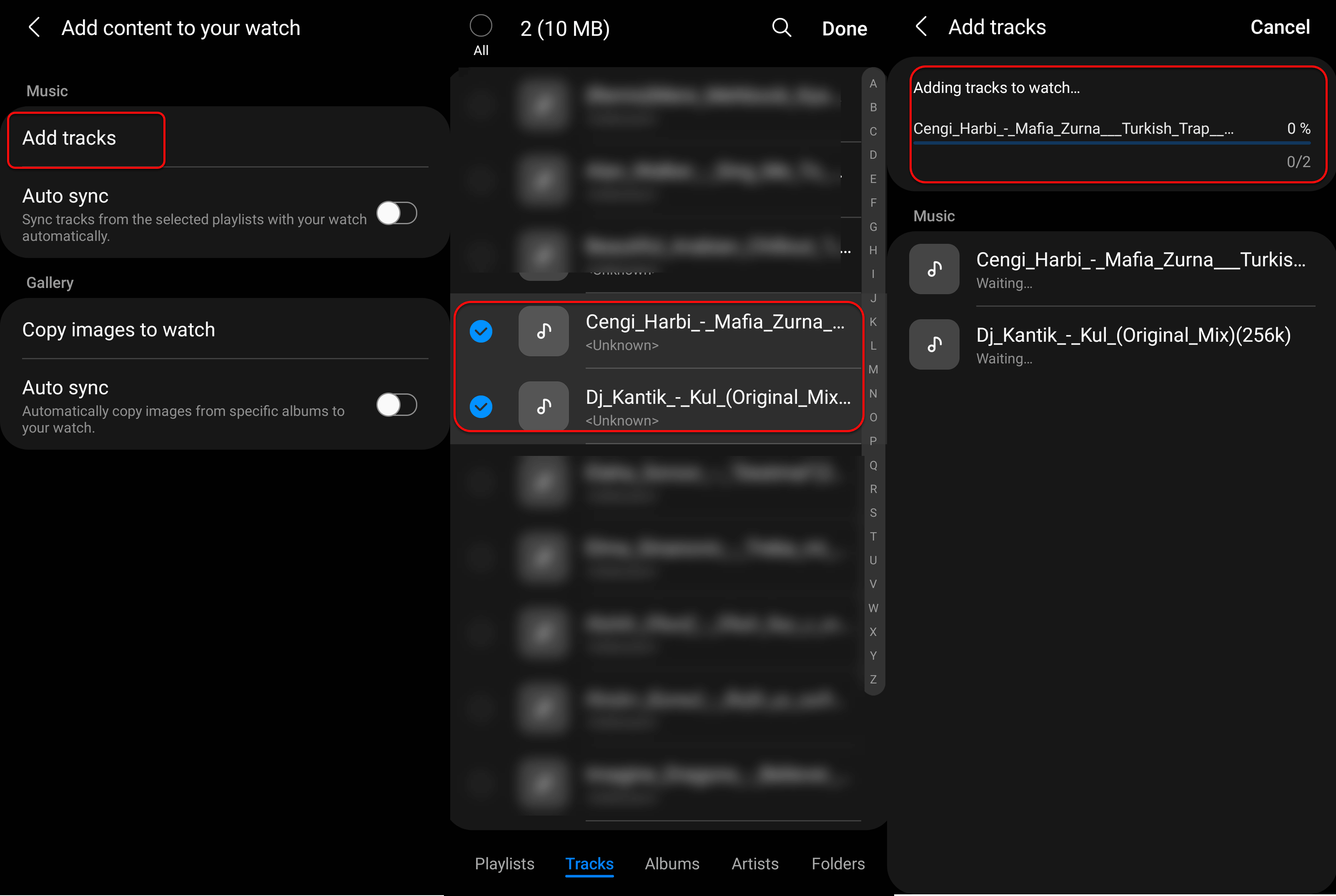 Comment ajouter facilement de la musique à la Galaxy Watch Active2 et à la Galaxy Watch 3