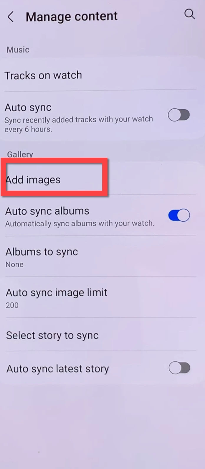 Comment transférer facilement une photo du téléphone vers la Galaxy Watch 4/5/6/7