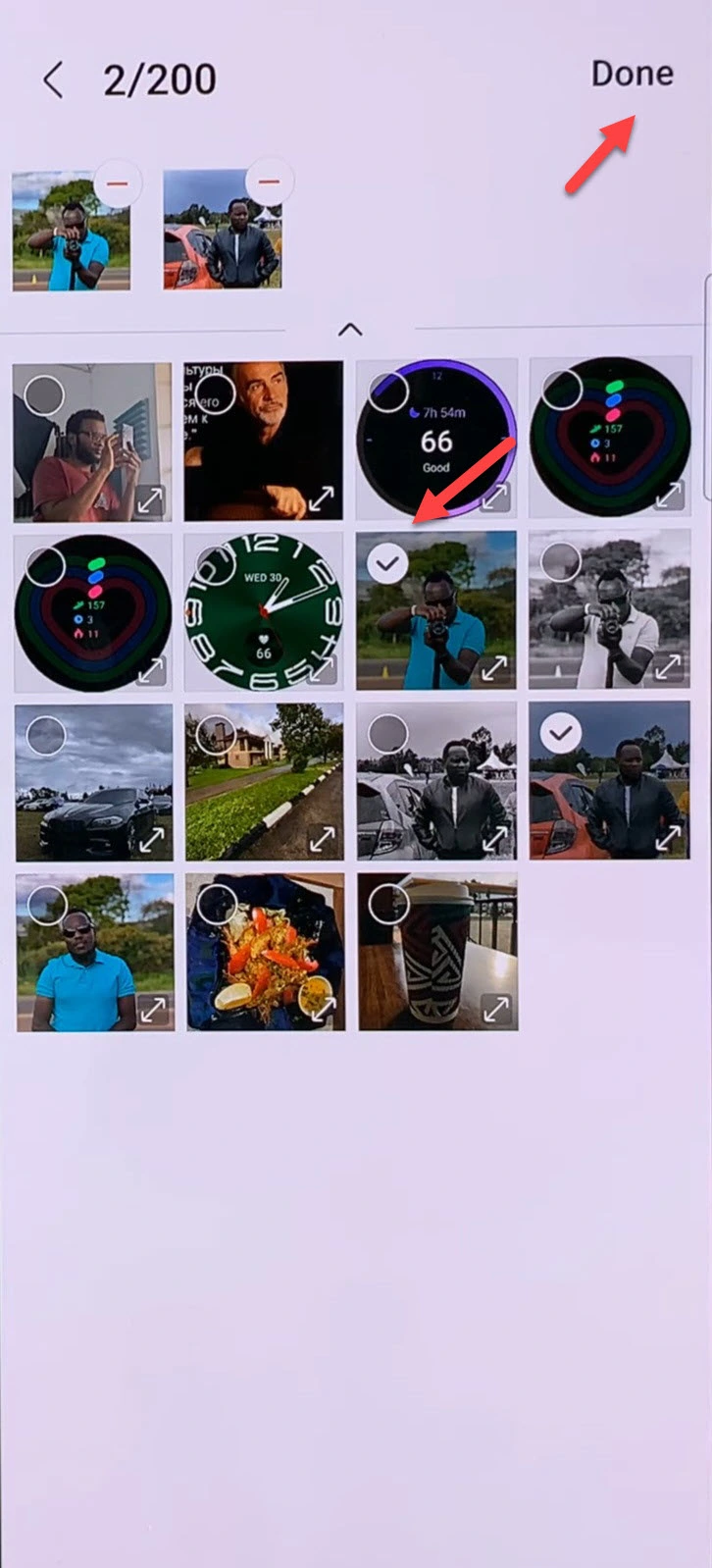 Comment transférer facilement une photo du téléphone vers la Galaxy Watch 4/5/6/7
