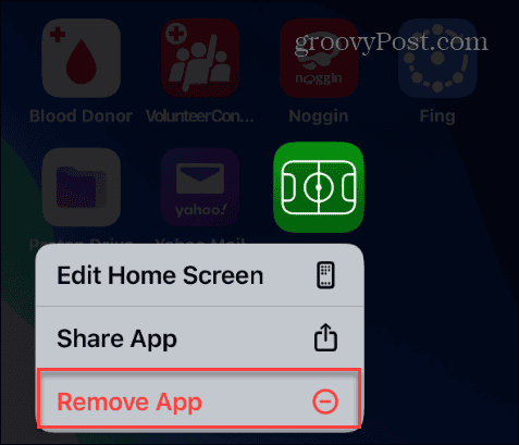 supprimer l'application iphone