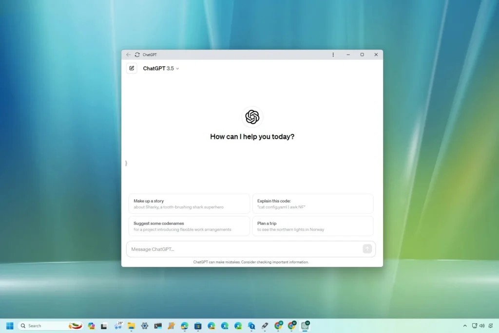 Comment installer ChatGPT en tant qu’application sur Windows 11, 10