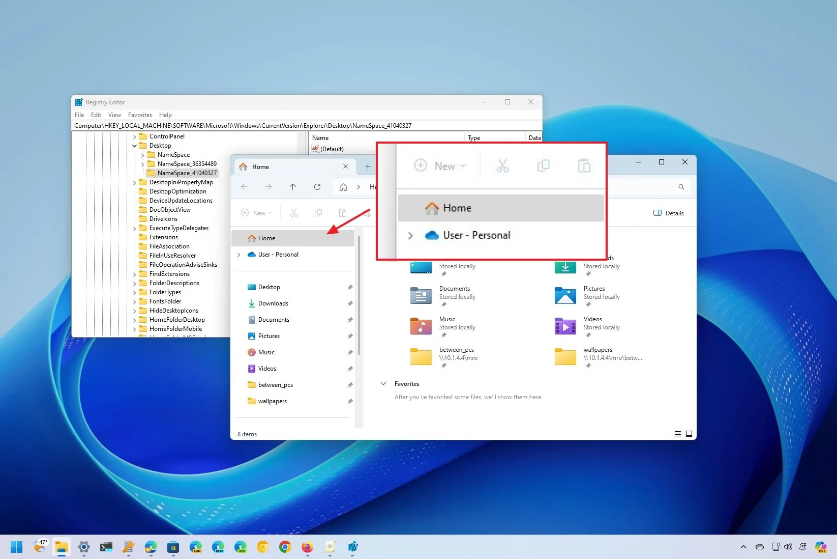 Comment supprimer la page Galerie de l’Explorateur de fichiers sous Windows 11