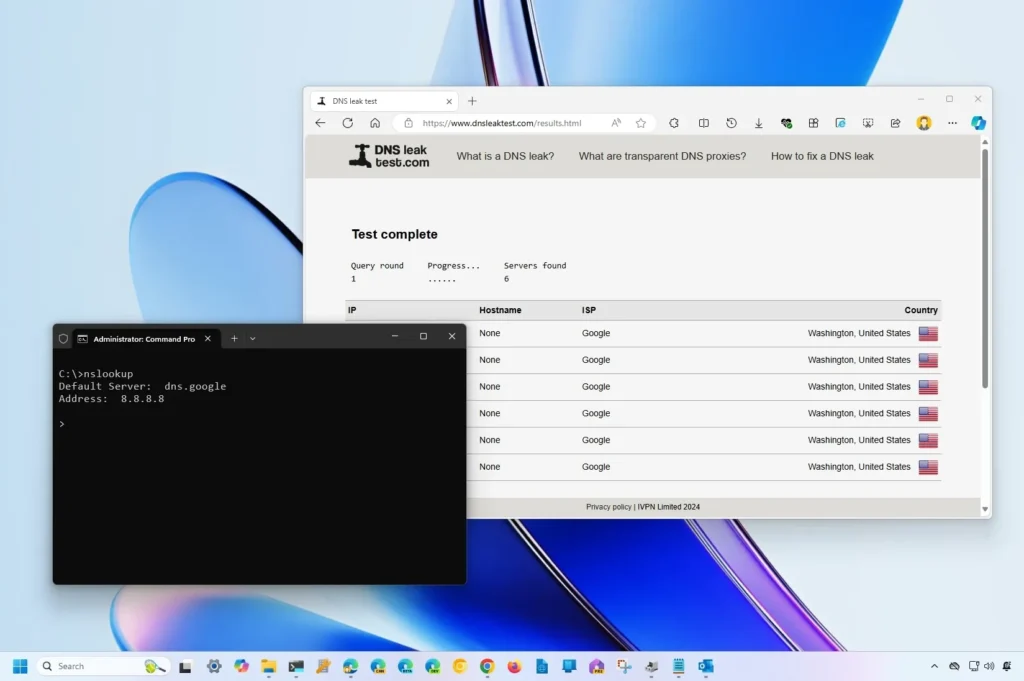 Comment vérifier si le trafic réseau utilise le résolveur DNS que vous avez défini