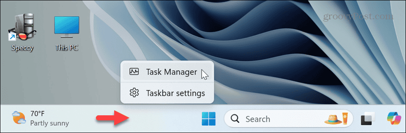 lancer le gestionnaire de tâches pour redémarrer l'explorateur de fichiers sous Windows 11