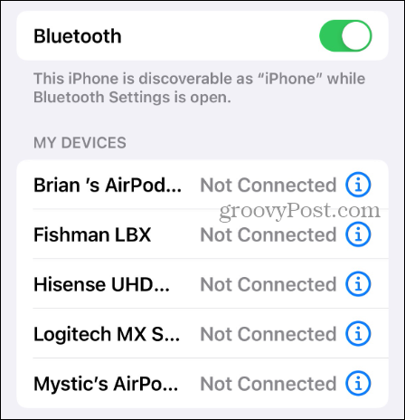 L'astuce Bluetooth pour mes appareils sur iPhone permet de gagner du temps en accédant au Bluetooth, au Wi-Fi et à d'autres paramètres sur votre iPhone